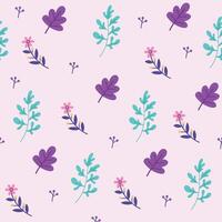 Seamless flower pattern design . Floral print for fabric vector