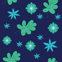 Seamless flower pattern design . Floral print for fabric vector