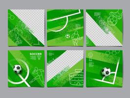 fútbol modelo diseño , fútbol americano bandera, deporte diseño diseño, verde tema, ilustración ,abstracto antecedentes vector