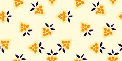 Abstract minimalist shapes scattered randomly on a seamless pattern. Creative yellow small forms with tiny dots, drops, spots, snowflakes printing on a light background. hand drawing sketch. vector