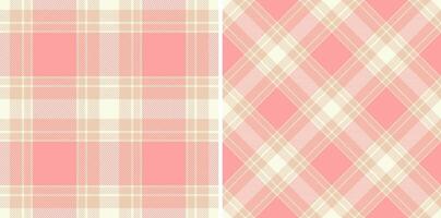 Check seamless pattern of tartan plaid with a texture fabric textile background. vector