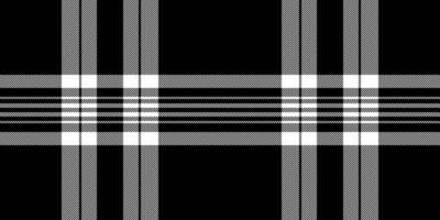 Page tartan plaid check, picnic background seamless pattern. Deco fabric textile texture in black and white colors. vector