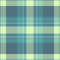Invitation tartan texture plaid, choice pattern textile background. Identity fabric seamless check in cyan and light colors. vector