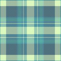 Invitation tartan texture plaid, choice pattern textile background. Identity fabric seamless check in cyan and light colors. vector