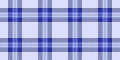Book textile check, youth pattern background plaid. Figure texture fabric tartan seamless in blue and light colors. vector