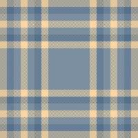 Fabric pattern of seamless texture check with a tartan plaid textile background. vector