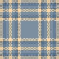 Fabric pattern of seamless texture check with a tartan plaid textile background. vector