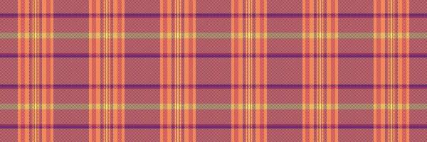 Bedding check textile fabric, tailor seamless tartan pattern. Turkish texture background plaid in orange and pride colors. vector