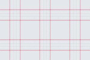 Us seamless texture plaid, patterned check fabric pattern. King tartan textile background in white and sterling silver colors. vector