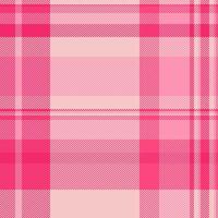 Textile check plaid of tartan seamless with a fabric background texture pattern. vector