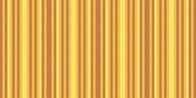 descolorido vertical patrón, editable líneas antecedentes raya. fibroso sin costura textil textura tela en amarillo y naranja colores. vector