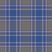 Plaid seamless pattern in blue. Check fabric texture. textile print. vector