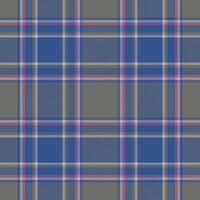 Plaid seamless pattern in blue. Check fabric texture. textile print. vector