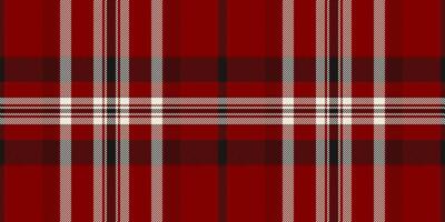 Intense background pattern, neat texture tartan seamless. Checks fabric plaid textile check in maroon and black colors. vector