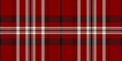 Intense background pattern, neat texture tartan seamless. Checks fabric plaid textile check in maroon and black colors. vector