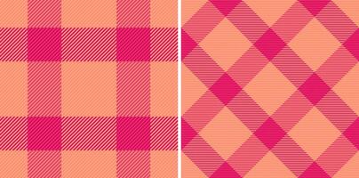 Check texture textile of tartan seamless with a fabric pattern background plaid. Set in gradient colors. Fashion repeat patterns in clothing. vector