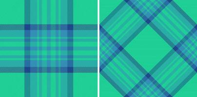 Pattern plaid textile of texture fabric with a background tartan check seamless. Set in cold colors in rich and royal fashion choices. vector