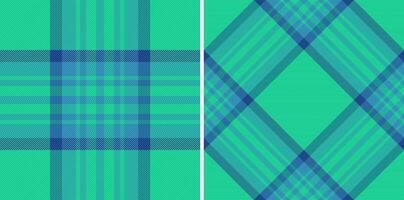 Pattern plaid textile of texture fabric with a background tartan check seamless. Set in cold colors in rich and royal fashion choices. vector