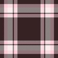 Background check seamless of texture plaid tartan with a fabric textile pattern. vector