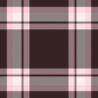 Background check seamless of texture plaid tartan with a fabric textile pattern. vector