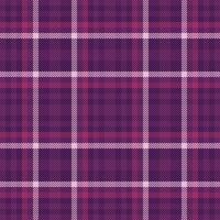 Tartan pattern of seamless plaid textile with a background texture fabric check. vector