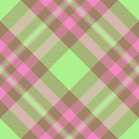 Textile fabric background of check tartan with a pattern plaid texture seamless. vector