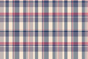 Pattern texture textile of seamless tartan fabric with a background check plaid. vector