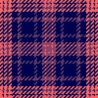 Textile design of textured plaid. Checkered fabric pattern swatch for shirt, dress, suit, wrapping paper print, invitation and gift card. vector