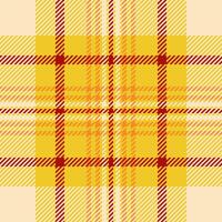 Texture plaid check of textile tartan pattern with a background seamless fabric. vector