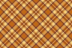Tartan plaid of seamless background pattern with a check fabric textile texture. vector