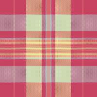 Fabric tartan seamless of background check pattern with a plaid textile texture. vector