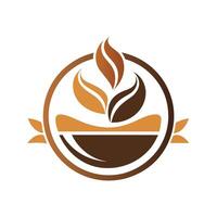 café logo icono negocio o empresa usable vector