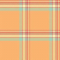 Tartan pattern check of seamless plaid texture with a textile background fabric. vector