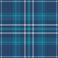 Occupation pattern background plaid, genuine seamless tartan texture. Quilt fabric textile check in blue and cyan colors. vector