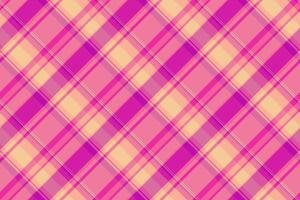 Poster seamless tartan check, hotel background plaid. Vogue texture textile pattern fabric in pink and red colors. vector