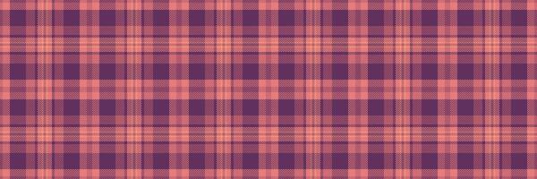 Curtain plaid check, 40s background fabric textile. Knot tartan seamless pattern texture in red and magenta colors. vector