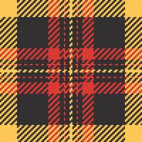 Textile design of textured plaid. Checkered fabric pattern swatch for shirt, dress, suit, wrapping paper print, invitation and gift card. vector