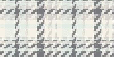 Hounds seamless background, towel fabric plaid pattern. New year texture check tartan textile in white and linen colors. vector