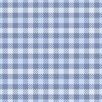 Soft fabric seamless plaid, open background tartan texture. Cotton check textile pattern in light and pastel colors. vector