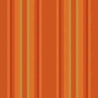 Silk fabric vertical , variation stripe background pattern. Fiber texture seamless textile lines in orange and red colors. vector