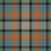 Plaid check pattern. Seamless fabric texture. Tartan textile print. vector