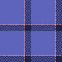 Plaid seamless pattern in blue. Check fabric texture. textile print. vector