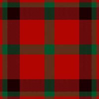 Plaid check pattern. Seamless fabric texture. Tartan textile print. vector