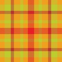 Plaid check pattern. Seamless fabric texture. Tartan textile print. vector