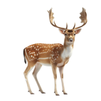 Deer on transparent background. png