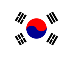 drapeau national de la corée du sud png