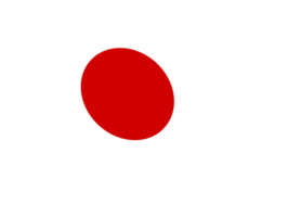 Illustration of the national flag of Japan png