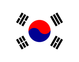 Nationalflagge von Südkorea png