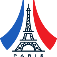 eiffel Torre , logo icona, Francia bandiera png