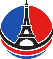 eiffel torn , logotyp ikon, Frankrike flagga png